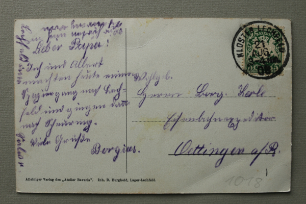 Postcard PC Lechhaeusl / 1908